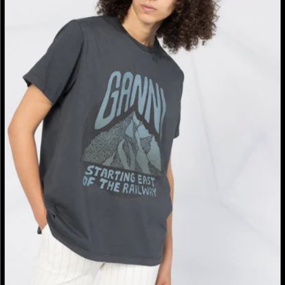GANNI Graphic T-shirt